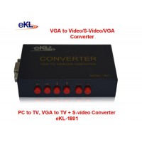 Bộ chuyển đổi VGA to Svideo, AV EKL-1801 chính hãng